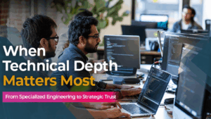From Specialized Engineering to Strategic Trust: A Case Study